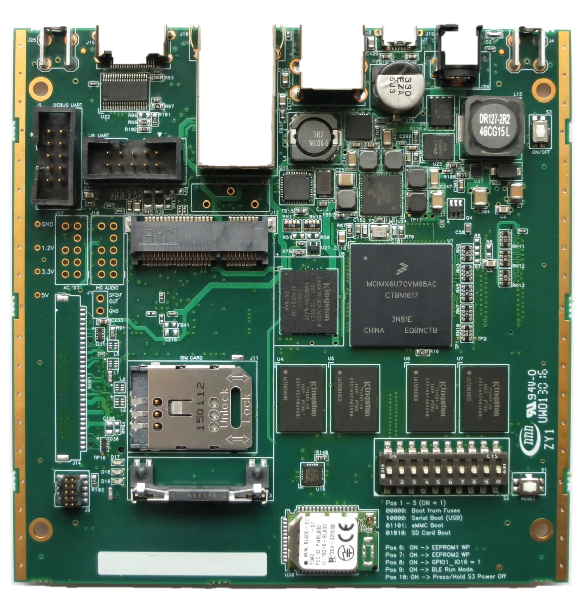 Processor-based embedded development circuit board