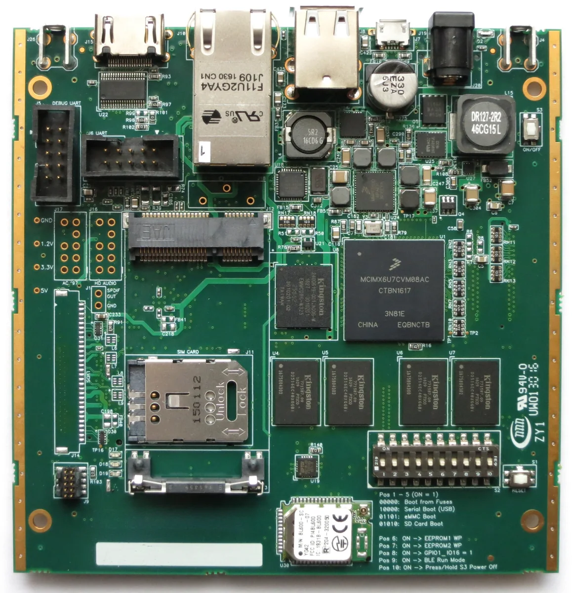 Processor-based embedded development circuit board